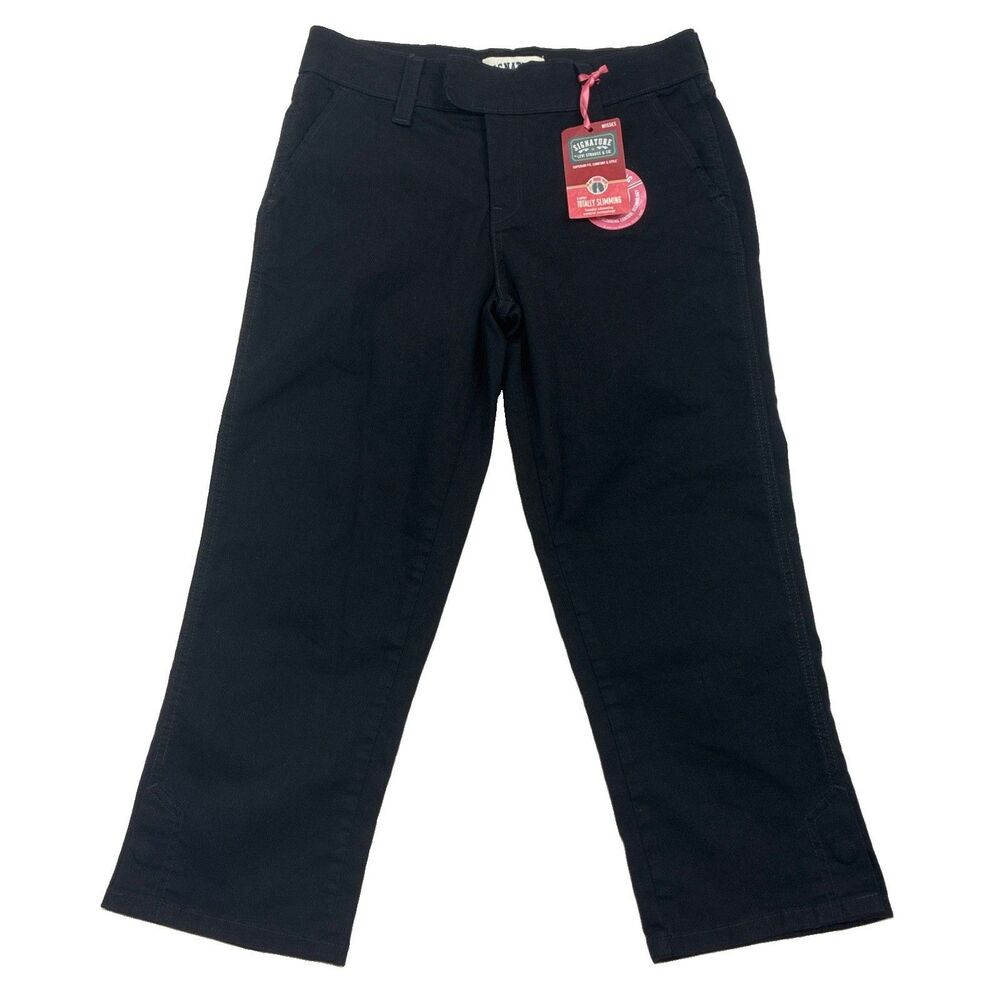 Levi Strauss Signature Women Size 10 Capri Jeans Pull On Totally Slimming NWT